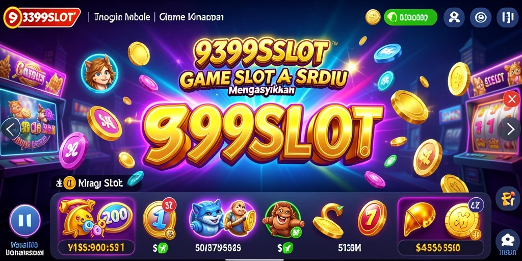 Tampilan gameplay 9399SLOT yang penuh warna dan menarik.
