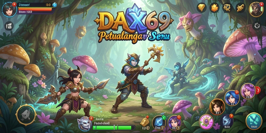 Menggambarkan petualangan epik dalam gameplay DAX69.