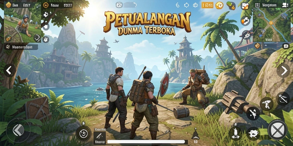 Tampilan gameplay Open World yang menakjubkan dari EOS77.