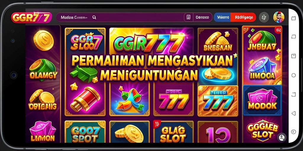 Screenshot permainan GGR777 dengan tampilan grafis slot yang menakjubkan.