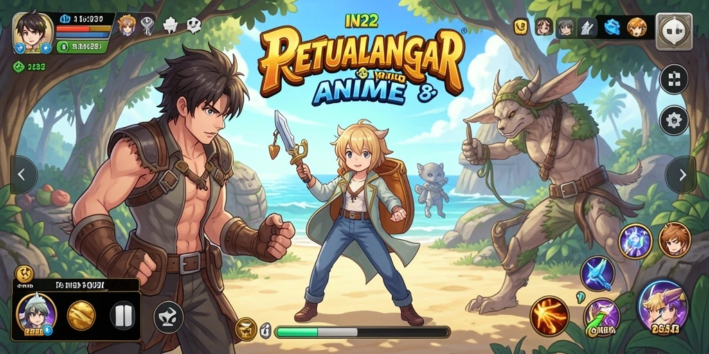 Tampilan gameplay <strong>IN22</strong> yang menawan dalam dunia anime.