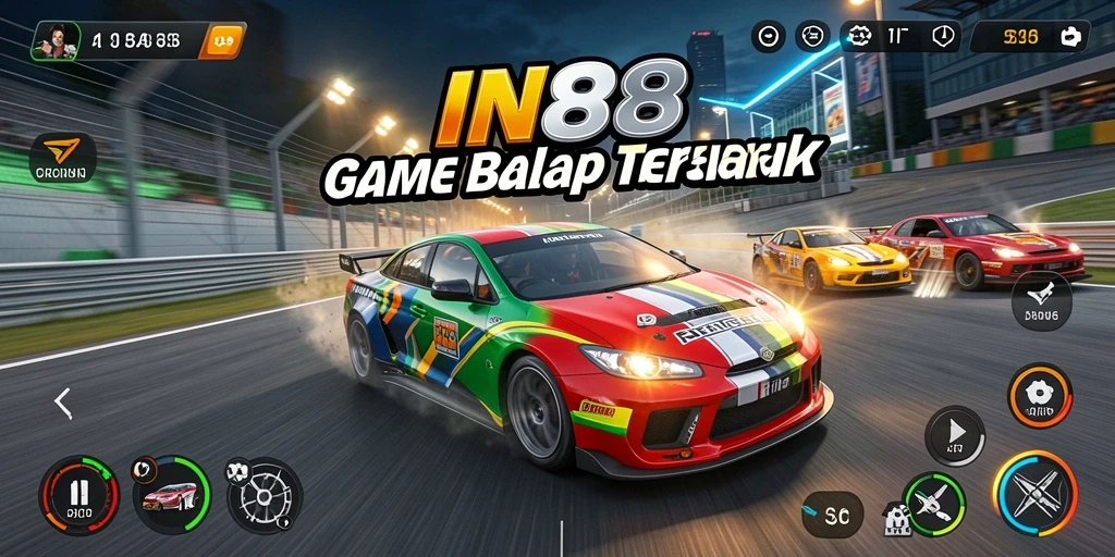 Gameplay Racing yang menonjol dan mendebarkan di IN88.