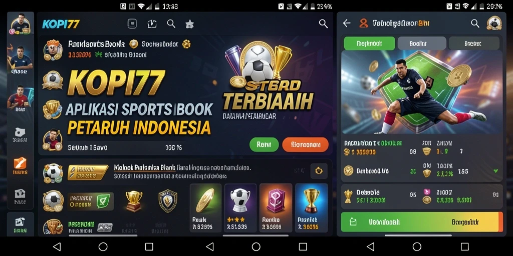 Tampilan gameplay Sportsbook KOPI77 yang menarik dan interaktif.