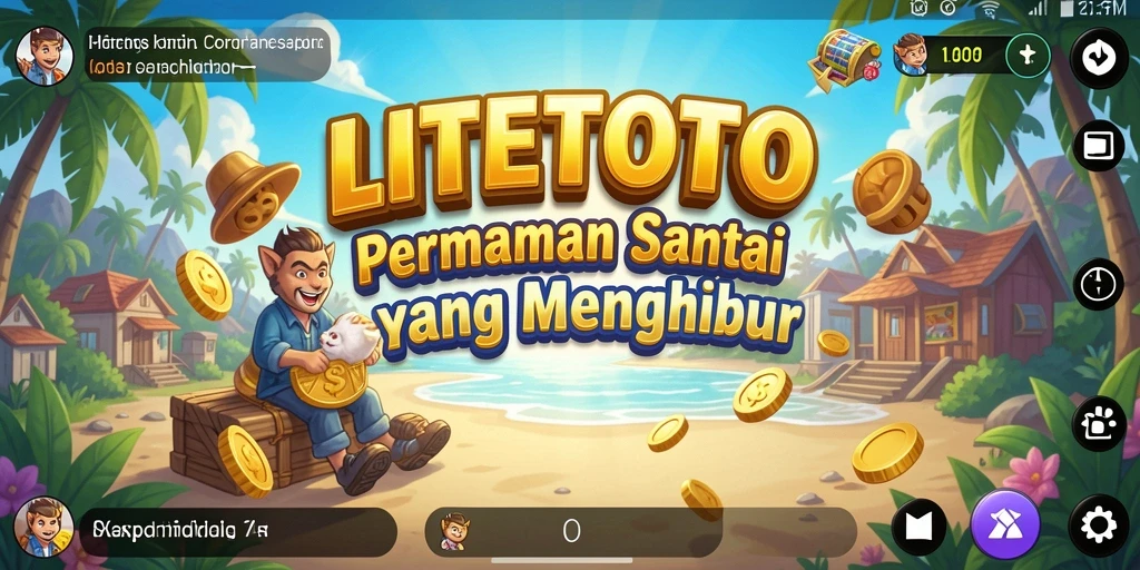 Tampilan gameplay yang seru dan penuh warna di LITETOTO.