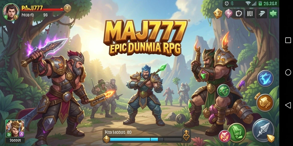 Tampilan gameplay MAJ777 yang epik dan mendebarkan.