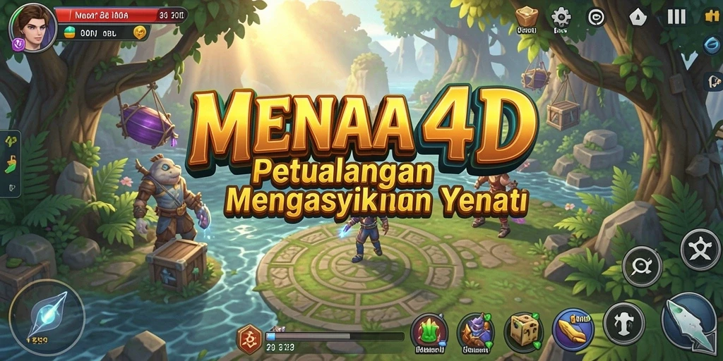 Tangkapan layar MENARA4D menunjukkan keindahan grafis dan gameplay yang menarik.