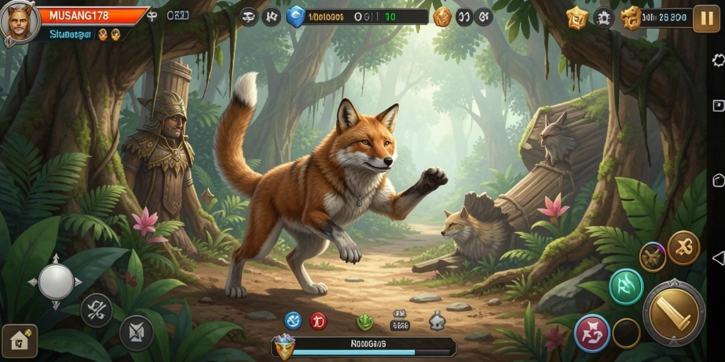 Tampilan gameplay seru dan menarik dari MUSANG178.
