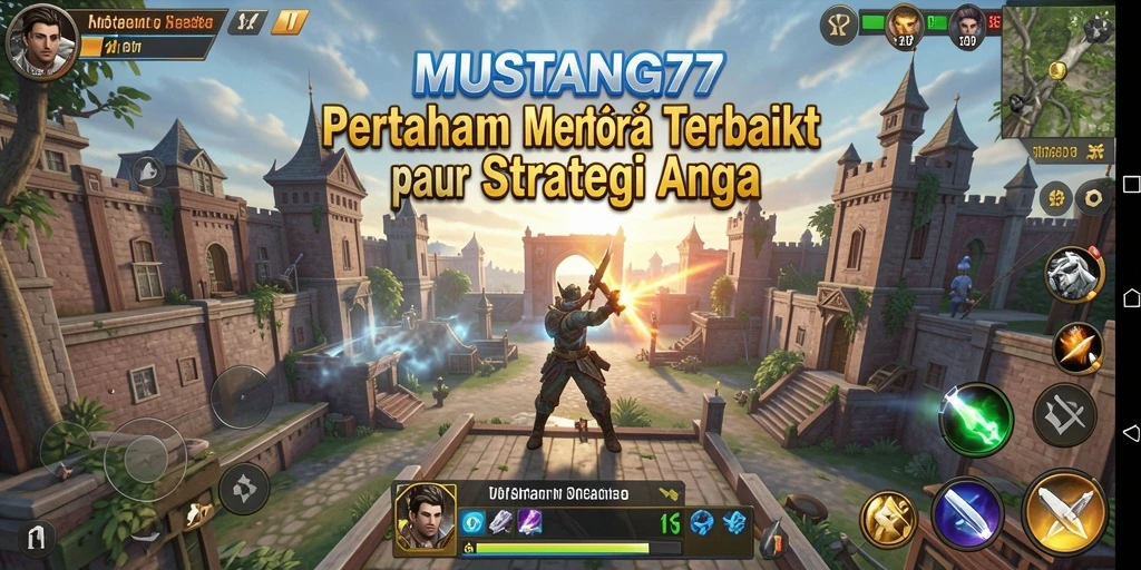 Screenshot dari gameplay Tower Defense yang mendebarkan.