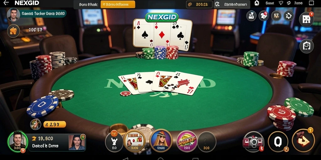 Gameplay poker yang seru dengan grafik menawan.