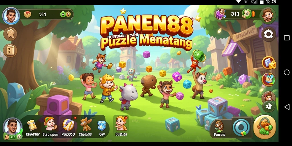 Screenshot gameplay <strong>PANEN88</strong> menampilkan suasana teka-teki yang mendebarkan.