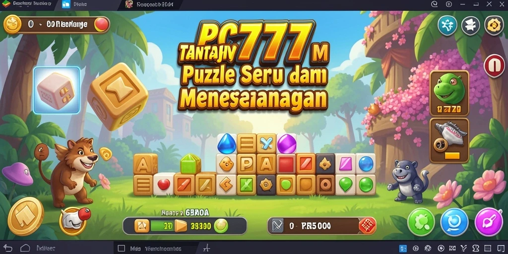 Tampilan gameplay PC777 yang menantang dan penuh warna.