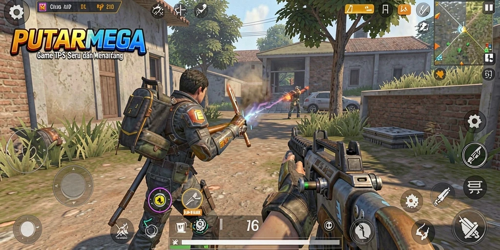 Screenshot gameplay PUTARMEGA yang menampilkan aksi seru.