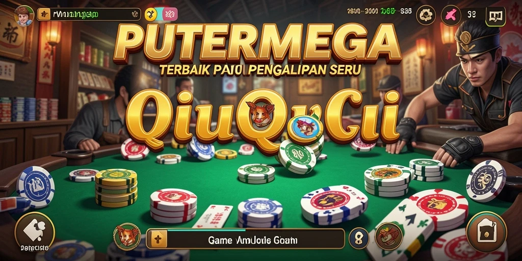 Tangkapan layar utama gameplay PUTERMEGA saat bermain QiuQiu.