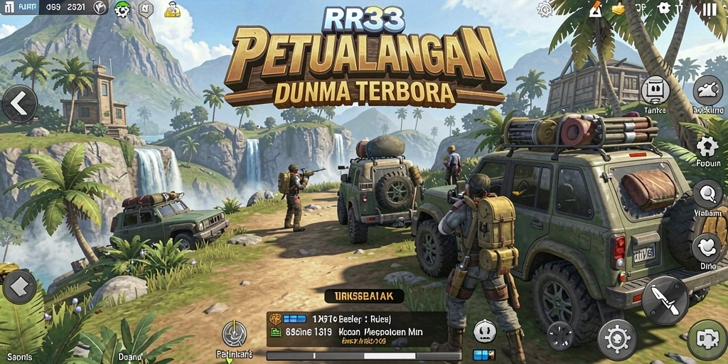 Tampilan gameplay menakjubkan di dunia terbuka RR33.