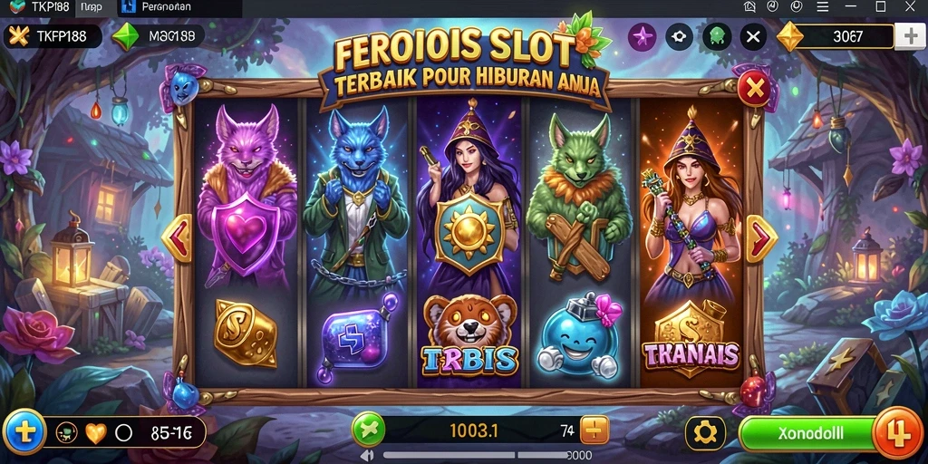 Tampilan menarik dari gameplay Slot di TKP188.