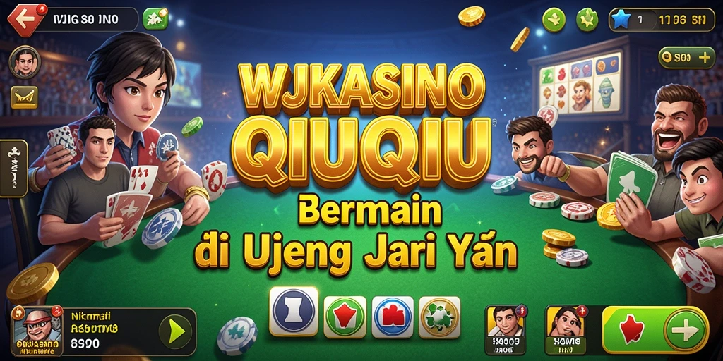 Screenshot gameplay QiuQiu yang seru dan interaktif.